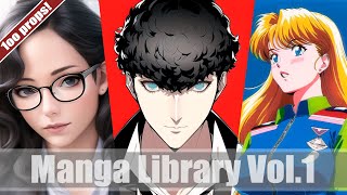 Unity3D props: Ahab's manga library Vol.I