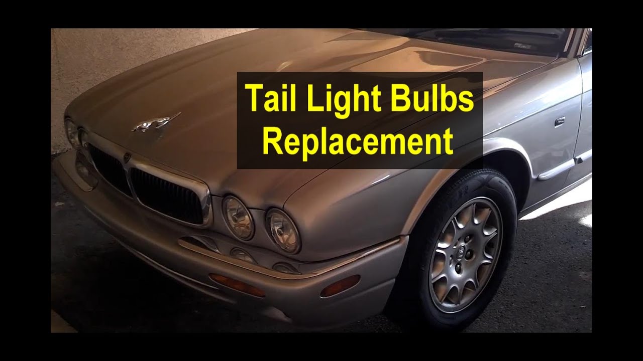 Rear tail light bulbs replacement, Jaguar XJ8 VOTD YouTube