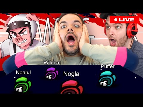 ๐ดThe #1 Among Us Player In The World POV! With Wildcat, H20Delirious, NoahJ, The Mob, and more!