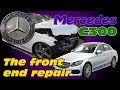 Mercedes C300. Body repair. Ремонт кузова.