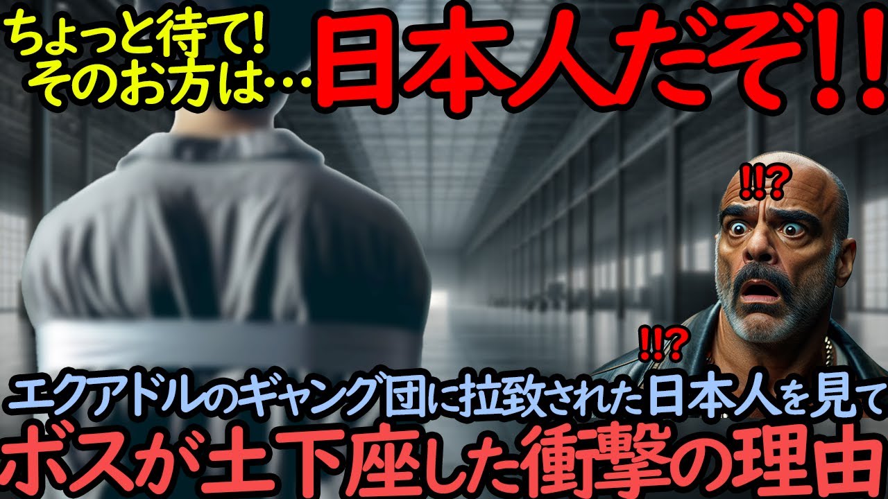 「日本人だぞ！すぐ放せ！」エクアドルのギャング団が日本人を拉致するも、ボスがその日本人を見て2秒で跪いた衝撃の理由【海外の反応】
