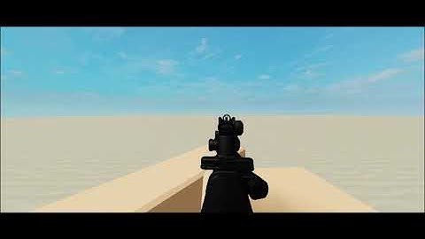 M16A4 Firing and Reloading Animation Test