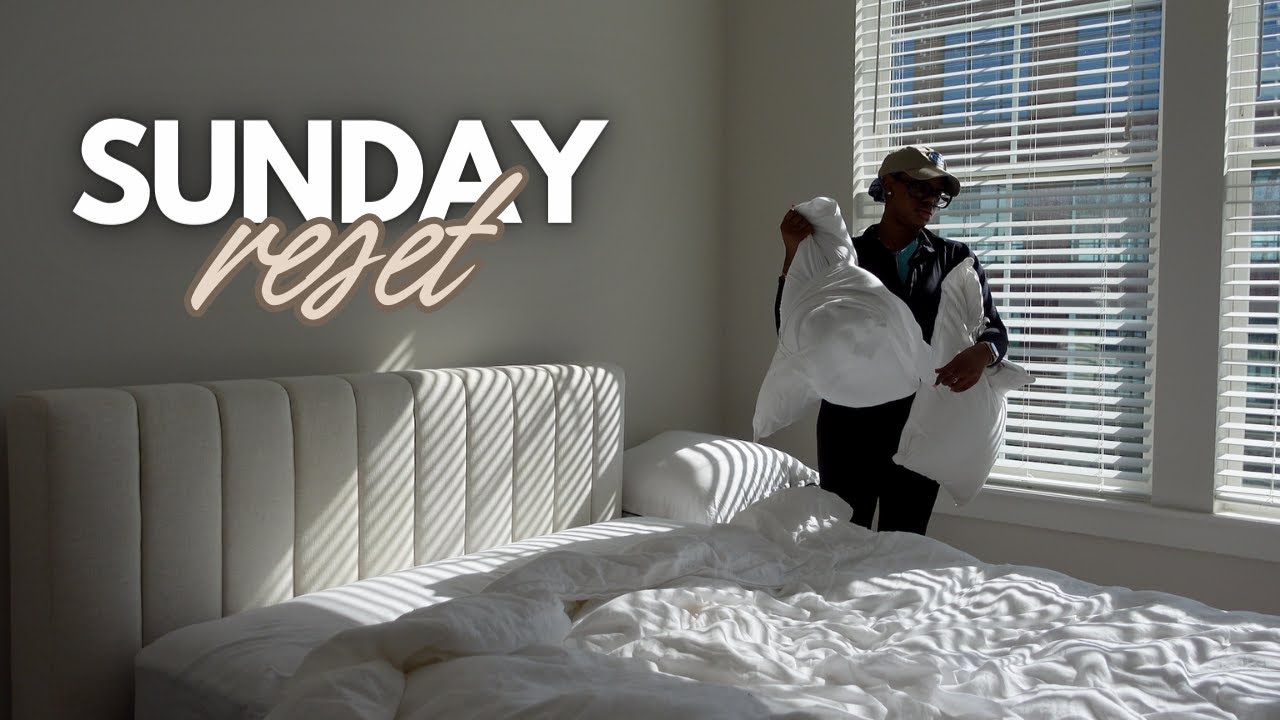 SUNDAY RESET: Whole Apartment Deep Clean + Cleaning Motivation | Nyla Imani