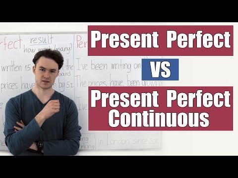 Сравнение Present Perfect и Present Perfect Continuous