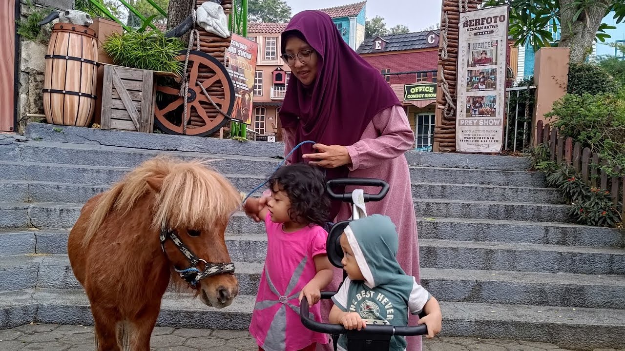 BIAYUTA bermain di Eco Green Park a.k.a Eco Active Park, Jawa Timur Park 2, Batu JTP 2