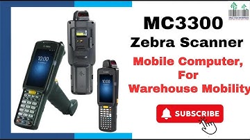 MC3300 Mobile Computer, For Warehouse Mobility Heavy Duty Barcode Scanner | Review & Test scan