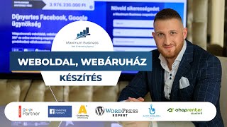 Weboldal, Webáruház Készítés - Maximum Business 2022
