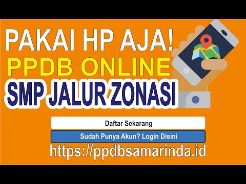 CARA DAFTAR PPDB SMP 2021 JALUR ZONASI | PAKAI HANDPHONE