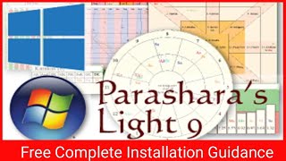 Parashara Light 9.0 latest free installation guidelines 2023 in hindi || How to install PL9 screenshot 2