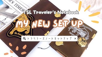 【トラベラーズノート】パスポート・レギュラーサイズをセットアップ！✈️📔My Traveler