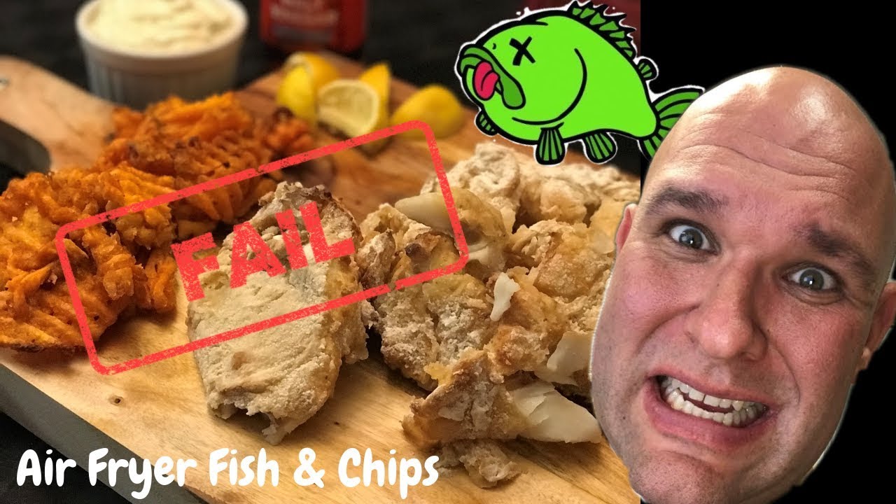 EPIC FAIL Air Fryer Fish and Chips **Do Not Try This** YouTube