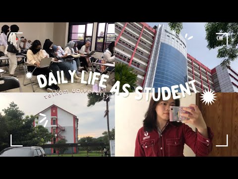 Daily life as college student at Telkom University