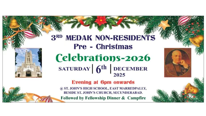 3rd MEDAK NON- RESIDENTS Pre-Christmas Celebration|06-Dec-2025