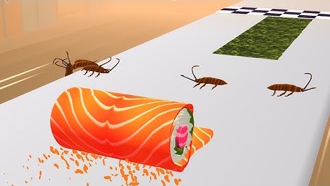 Sushi Roll 3D - ASMR Food Game - All Levels Gameplay Android, iOS