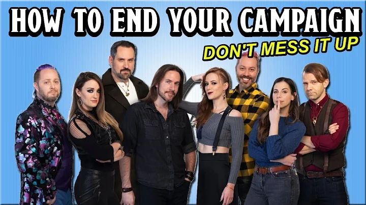 The Right Way To End A Campaign