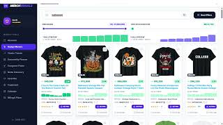 Halloween Season is Here Find Hot Merch by Amazon Keywords Fast Free T-shirt Tool