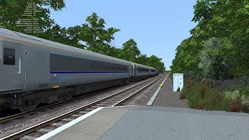 68010 Flys through Denham Golf Club on JT Chiltern Mainline