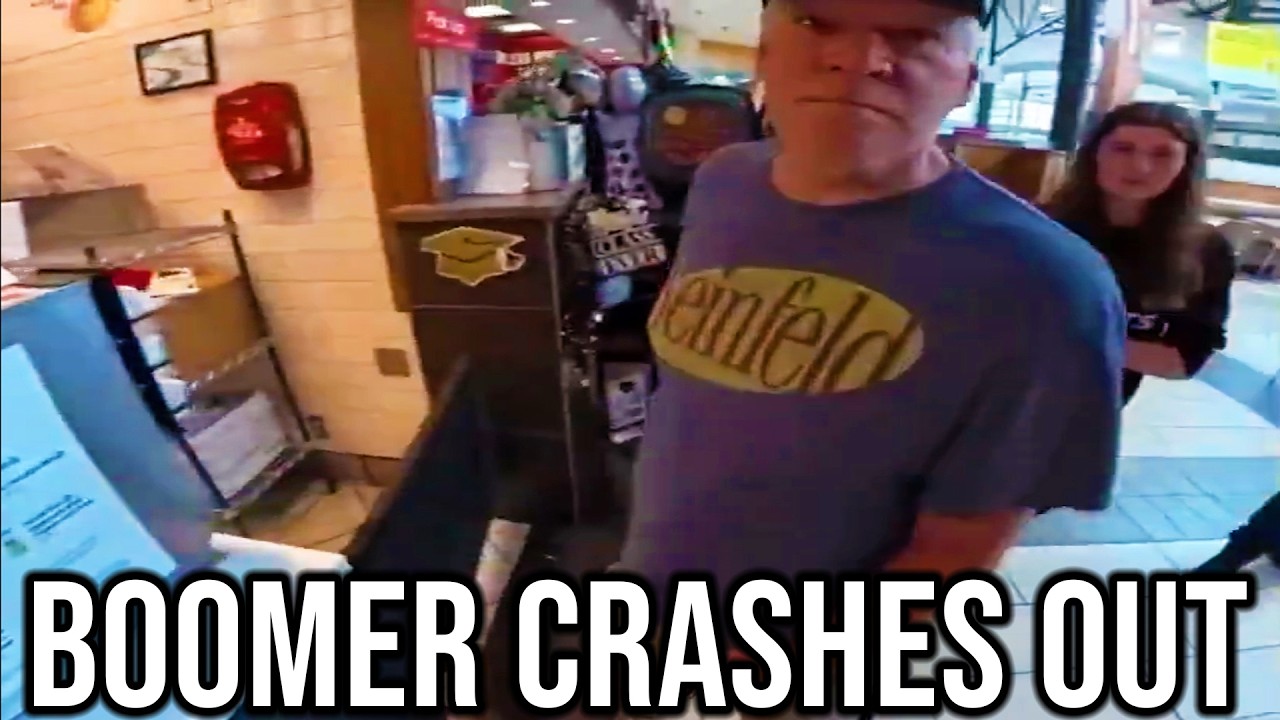 Boomer CRASHES OUT At Chick Fil A For No Reason