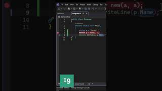 VS Tip - F9 and Ctrl + Shift + F9 #shorts #dotnet #visualstudio