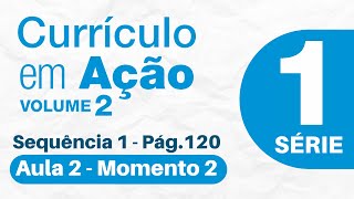  1ª SÉRIE - CURRÍCULO EM AÇÃO VOL.2 - SITUAÇÃO DE APRENDIZAGEM 1 - MOMENTO 2 (PÁGINA 120)