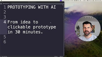 Prototyping with Generative AI - from idea to clickable prototype in 30mins