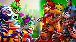 Five Nights at Freddy's FIGHT: Top 5 SCARY vs FNaF Fight Animations