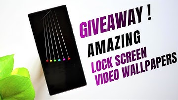 Giveaway - Premium Lock Screen Video wallpapers for Samsung Phones - One UI 4.0, 3.1, 3.0, 2.5