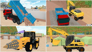 Real Construction Simulator 3D - JCB Excavator Driving Game 2025 - Android GamePlay 