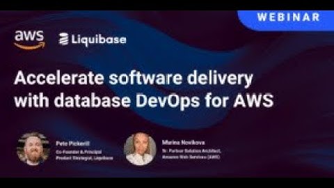 Accelerate Software Delivery with Database DevOps for AWS