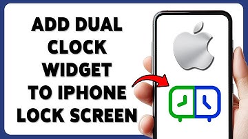 How To Add Dual Clock Widget To iPhone Lock Screen 2025 | Dual Time Zone Clock Addition On IOS