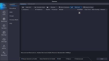 unv non poe nvr - adding ip camera