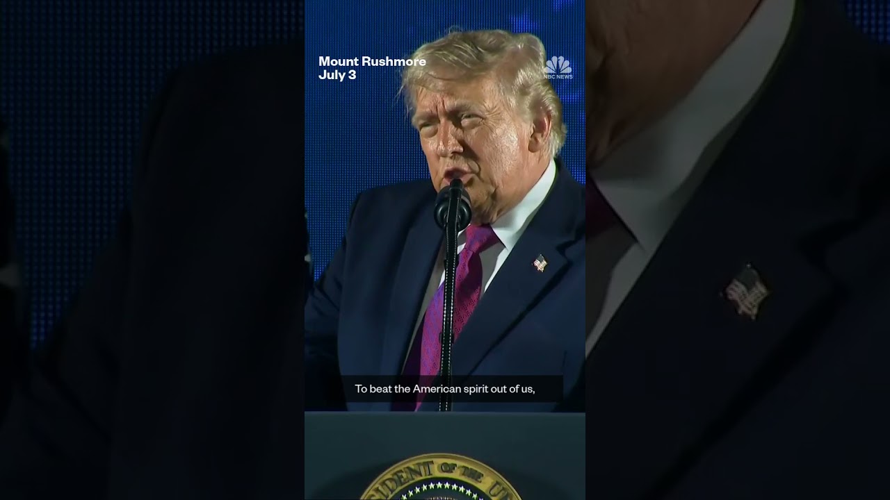 Trump invokes America’s identity and culture in Mount Rushmore speech