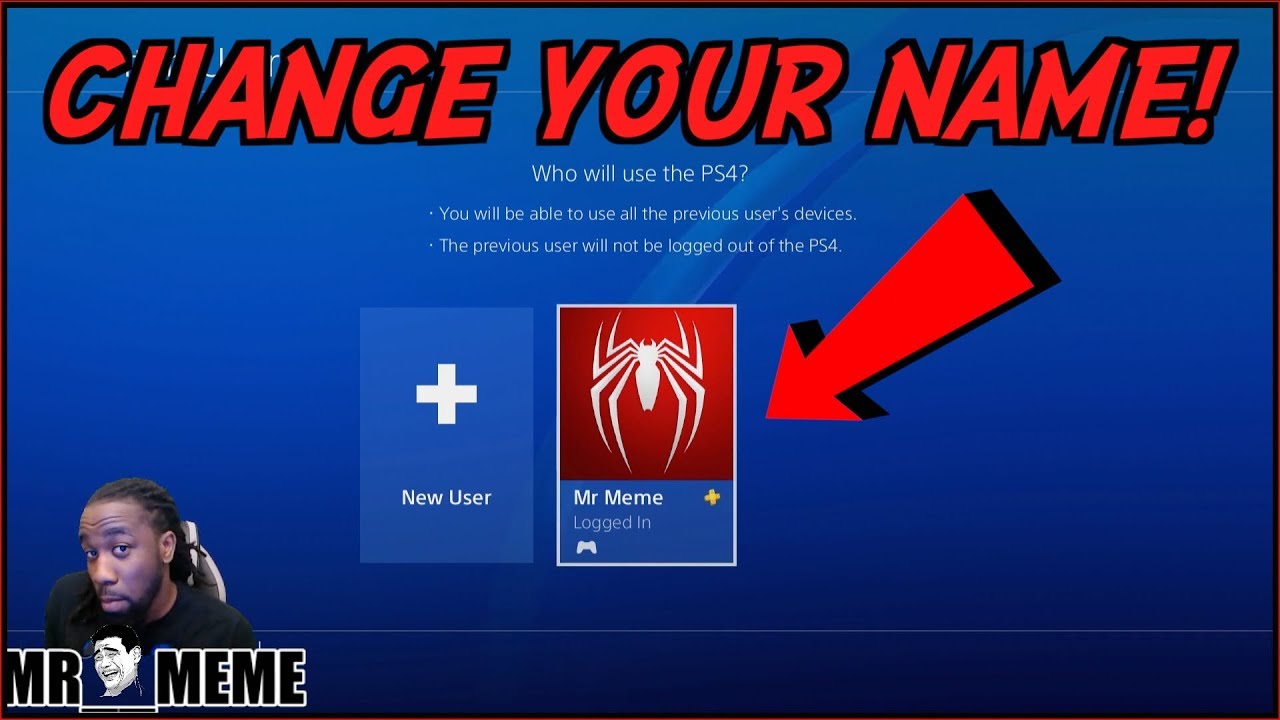 CHANGE YOUR NAME ON PS4 NOW... HERE'S HOW! - YouTube