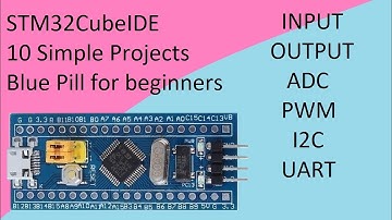23. STM32CubeIDE Simple INPUT OUTPUT ADC PWM Timers I2C UART