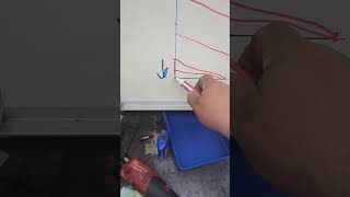 How to layout 9ft 60 degree angle stalls with an angled centerline.