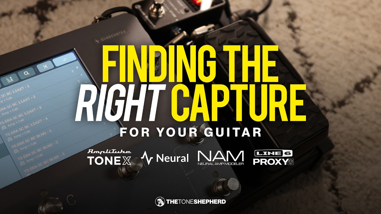 Finding the Right Capture // TONEX, Quad Cortex, Proxy, NAM - YouTube