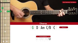 Don't Understand Guitar Cover Post Malone 🎸|Tabs + Chords|