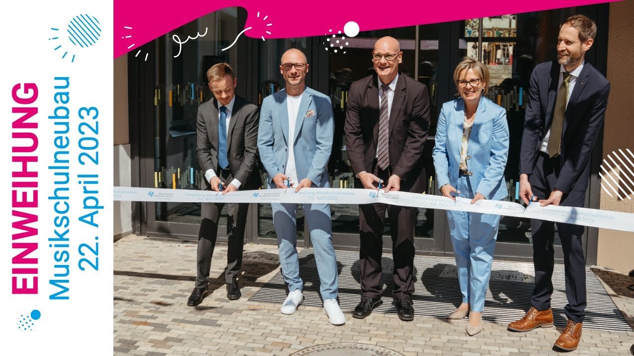 Festveranstaltung zur Einweihung des Musikschulneubaus am 22.04.2023