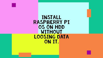 Raspberry PI OS - Install on HDD without loosing data.