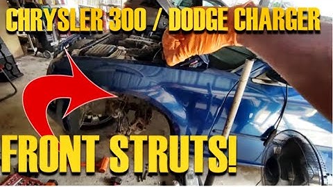 HOW TO REPLACE FRONT SUSPENSION STRUTS / SHOCKS FAST & EASY 2005-2010 CHRYSLER 300 / DODGE CHARGER