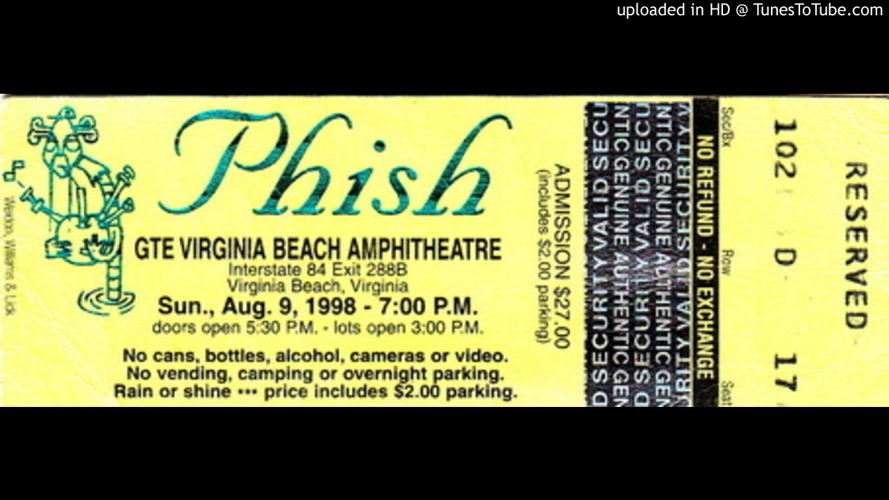 Phish 08 09 1998 Virginia Beach Amphitheatre YouTube phish-08-09-1998-virginia-beach-amphitheatre-youtube