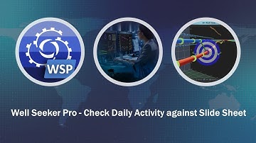 Innova software tutorial - Well Seeker Pro Check Daily Activity Against Slide Sheet