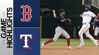 Red Sox vs. Rangers Game Highlights (9\/20\/23) | MLB Highlights