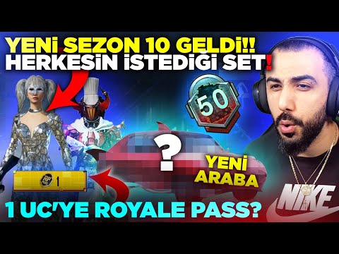 YENİ SEZON GELDİ!! 😮 1 UC&rsquo;YE ROYALE PASS? YENİ ARABA VE HERKESİN İSTEDİĞİ O SET!! | PUBG MOBILE