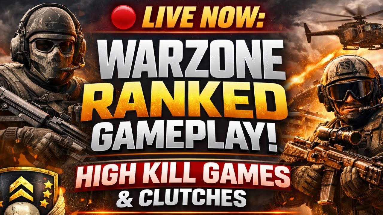🔴 LIVE NOW: Warzone Ranked Gameplay | High Kill Games & Clutches - YouTube