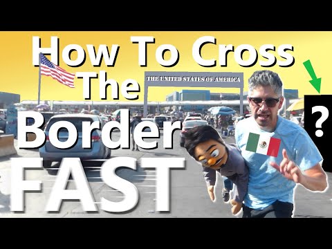 How to cross the Border FAST (WITHOUT a  Sentri Pass) ????