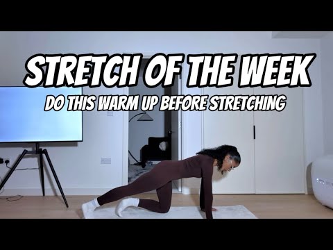 Stretch of the week: do this warm up before stretching - YouTube