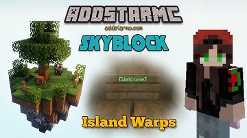 AddstarMC Skyblock Tutorials: Island Warps - Time to visit your friends!