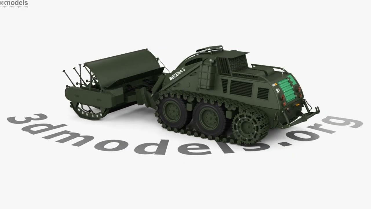 Way Industries BOZENA 5 Demining System 3D model by 3DModels.org