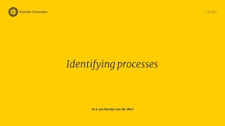 Process Modeling 07: Identifying processes using process maps
